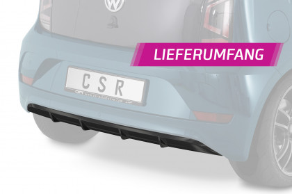 Spoiler pod zadní nárazník CSR - VW up! / e-up! 16- černý marný 