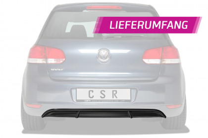 Spoiler pod zadní nárazník CSR - VW Golf 6 08-12 ABS