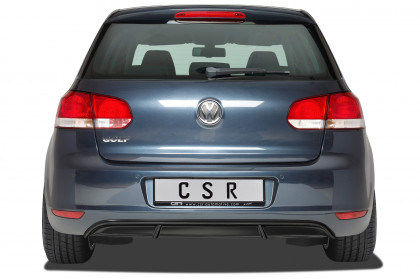 Spoiler pod zadní nárazník CSR - VW Golf 6 08-12 černý lesklý