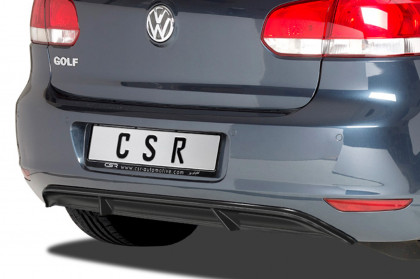 Spoiler pod zadní nárazník CSR - VW Golf 6 08-12 černý lesklý