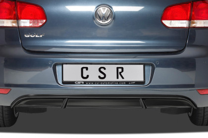 Spoiler pod zadní nárazník CSR - VW Golf 6 08-12 carbon look lesklý