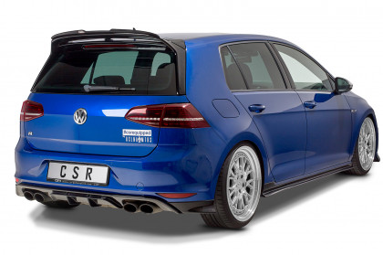 Spoiler pod zadní nárazník CSR - VW Golf 7 R / R-Line 13-17 carbon look lesklý