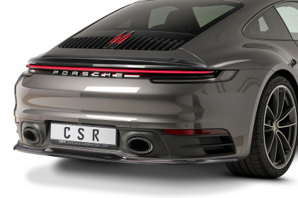 Spoiler pod zadní nárazník CSR - Porsche 911 992 19- černý lesklý