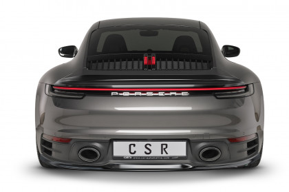 Spoiler pod zadní nárazník CSR - Porsche 911 992 19- černý lesklý