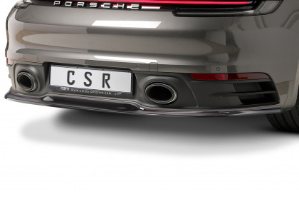 Spoiler pod zadní nárazník CSR - Porsche 911 992 19- černý lesklý