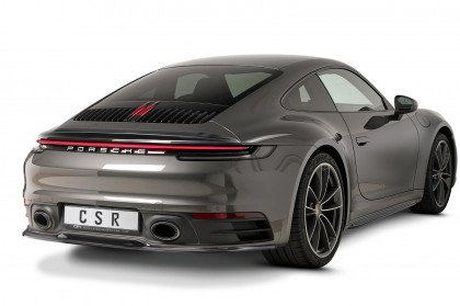 Spoiler pod zadní nárazník CSR - Porsche 911 992 19- carbon look lesklý