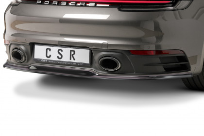 Spoiler pod zadní nárazník CSR - Porsche 911 992 19- carbon look lesklý