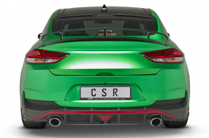 Spoiler pod zadní nárazník CSR - Hyundai I30 N (PD) Fastback 17- carbon look lesklý