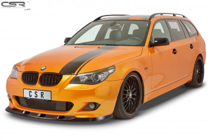 Spoiler pod přední nárazník CSR CUP - BMW 5 E60 / E61 M-paket carbon look matný