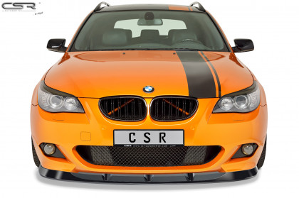 Spoiler pod přední nárazník CSR CUP - BMW 5 E60 / E61 M-paket černý lesklý