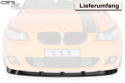 Spoiler pod přední nárazník CSR CUP - BMW 5 E60 / E61 M-paket černý matný