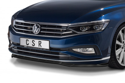Spoiler pod přední nárazník CSR CUP - VW Passat B8 Typ 3G 2019- carbon look lesklý