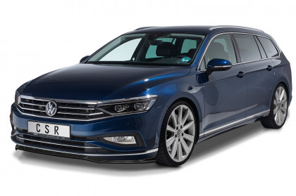 Spoiler pod přední nárazník CSR CUP - VW Passat B8 Typ 3G 2019- carbon look lesklý