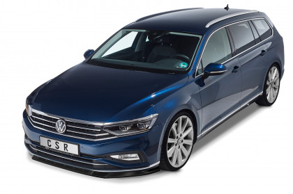 Spoiler pod přední nárazník CSR CUP - VW Passat B8 Typ 3G 2019- carbon look lesklý