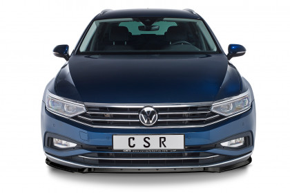 Spoiler pod přední nárazník CSR CUP - VW Passat B8 Typ 3G 2019- carbon look lesklý