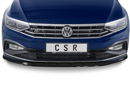 Spoiler pod přední nárazník CSR CUP - VW Passat B8 R-line Typ 3G carbon look lesklý