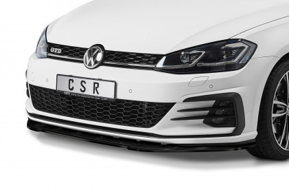 Spoiler pod přední nárazník CSR CUP - VW Golf VII GTI 2017- černý lesklý