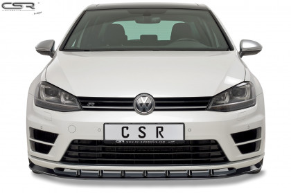 Spoiler pod přední nárazník CSR CUP - VW Golf VII R 13-17 carbon look lesklý