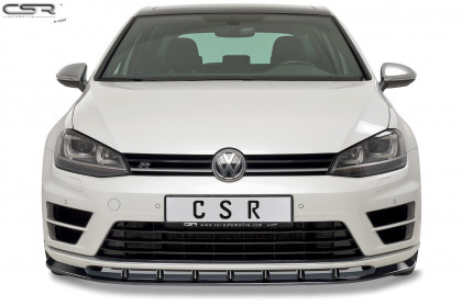 Spoiler pod přední nárazník CSR CUP - VW Golf VII R 13-17 carbon look lesklý