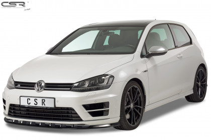 Spoiler pod přední nárazník CSR CUP - VW Golf VII R 13-17 carbon look lesklý