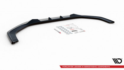 Spojler pod nárazník lipa V.2 Honda Civic Mk9 černý lesklý plast