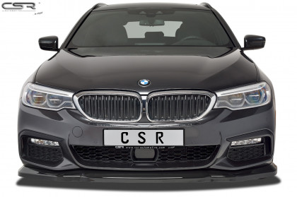 Spoiler pod přední nárazník CSR CUP - BMW 5 G30/G31 carbon look lesklý