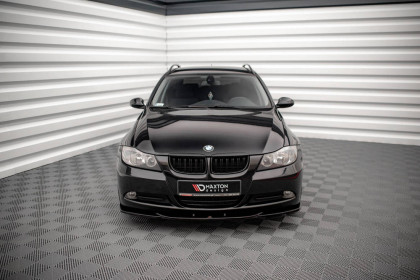 Spojler pod nárazník lipa V.2 BMW 3 E90 černý matný plast