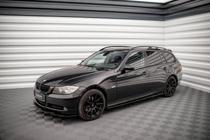 Prahové lišty BMW 3 E90 carbon look