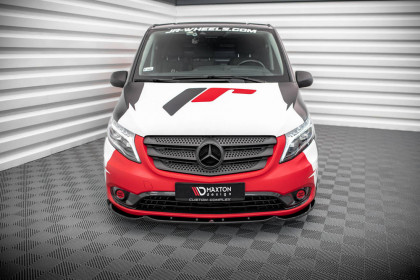 Spojler pod nárazník lipa V.1 Mercedes-Benz Vito W447 Facelift černý lesklý plast