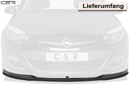 Spoiler pod přední nárazník CSR CUP - Opel Astra J černý lesklý
