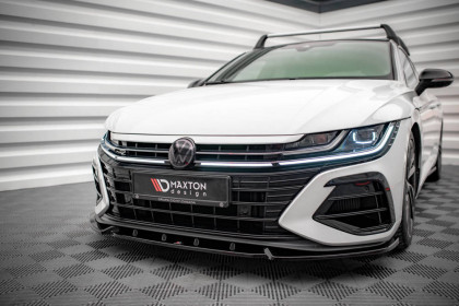 Spojler pod nárazník lipa V.2 Volkswagen Arteon R černý lesklý plast