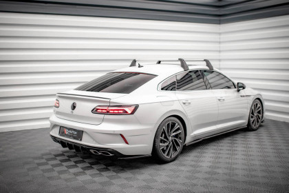 Spoiler zadního nárazníku Volkswagen Arteon R černý lesklý plast