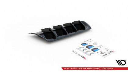Spoiler zadního nárazníku Volkswagen Arteon R černý lesklý plast