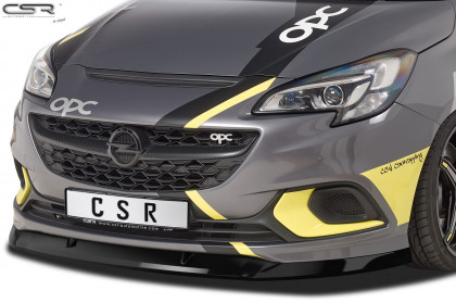 Spoiler pod přední nárazník CSR CUP - Opel Corsa E OPC Carbon look lesklý