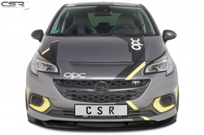 Spoiler pod přední nárazník CSR CUP - Opel Corsa E OPC Carbon look lesklý