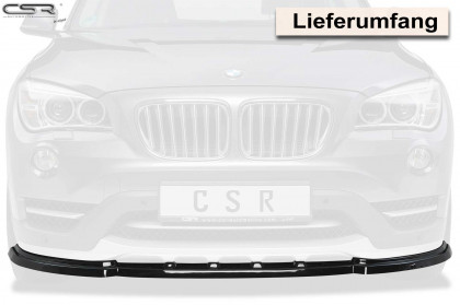 Spoiler pod přední nárazník CSR - BMW X1 E84 černý lesklý