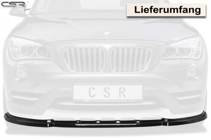 Spoiler pod přední nárazník CSR - BMW X1 E84 carbon look lesklý
