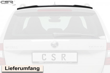Křídlo, spoiler střešní CSR -  Škoda Octavia III (Typ 5E) RS Combi černý matný