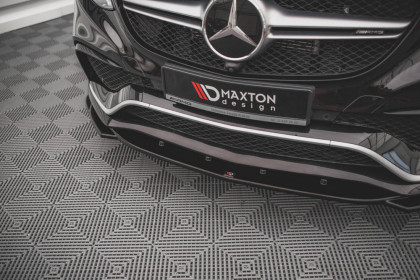 Spojler pod nárazník lipa V.2 Mercedes-Benz GLE Coupe 63AMG C292 černý lesklý plast
