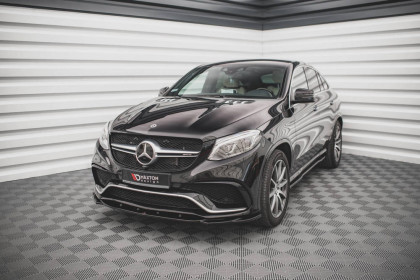 Spojler pod nárazník lipa V.2 Mercedes-Benz GLE Coupe 63AMG C292 černý lesklý plast