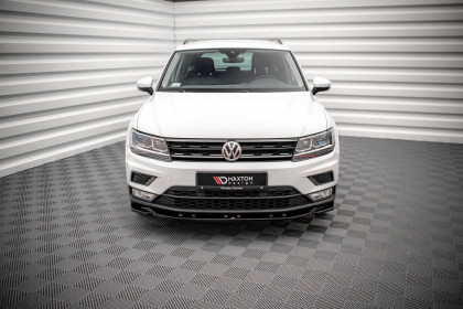 Spojler pod nárazník lipa Volkswagen Tiguan Mk2 černý lesklý plast