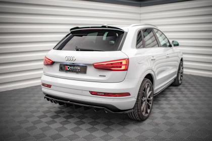 Prodloužení spoileru Audi Q3 S-Line 8U Facelift carbon look