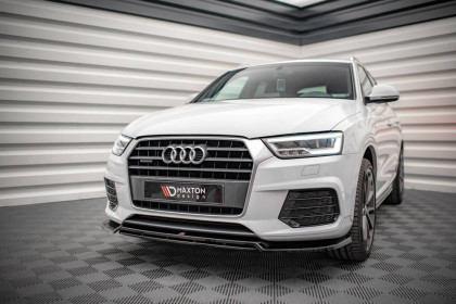 Spojler pod nárazník lipa V.2 Audi Q3 S-Line 8U Facelift carbon look