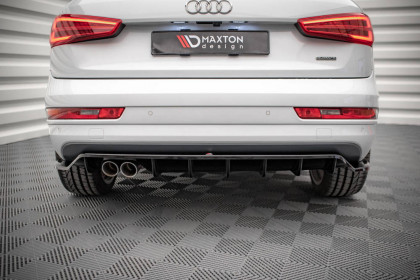 Spoiler zadního nárazníku Audi Q3 S-Line 8U Facelift carbon look