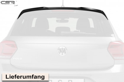 Křídlo, spoiler střešní CSR -  VW Polo VI 2G (AW) GTI/R-Line černý lesklý