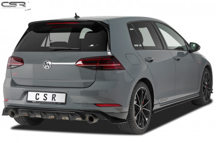 Křídlo, spoiler střešní CSR -  VW Golf VII GTI, GTD, R, R-Line, GTI TCR 12-19 carbon look matný