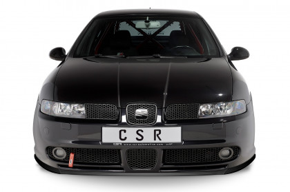 Spoiler pod přední nárazník CSR CUP - Seat Leon 1M Cupra/Sport/FR 99-06 carbon look lesklý