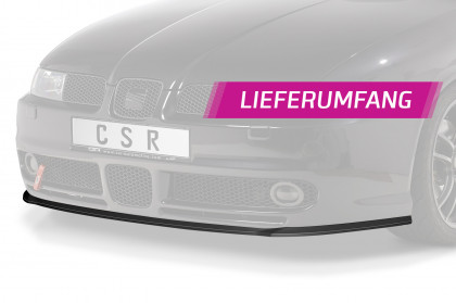 Spoiler pod přední nárazník CSR CUP - Seat Leon 1M Cupra/Sport/FR 99-06 carbon look matný