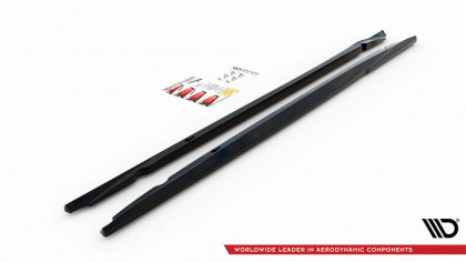 Prahové lišty Seat Exeo carbon look