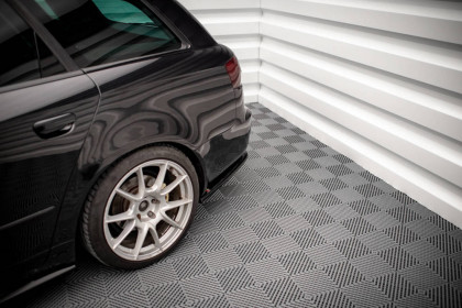 Splittery zadní boční Seat Exeo carbon look